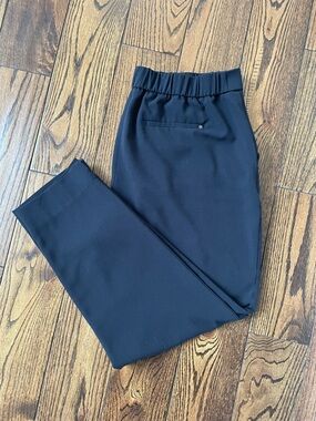 Banana Republic Black Cropped Stretch Ankle Pants